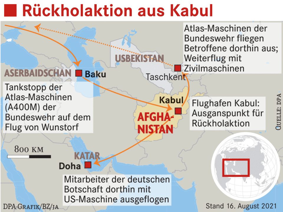 Außenministerium will Evakuierung von Ortskräften nicht ...