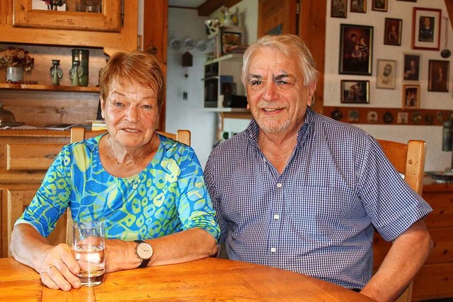 75. Geburtstag im Doppelpack:  Dorothea und Rolf Kuri aus Wiechs.  | Foto: Ralph Lacher
