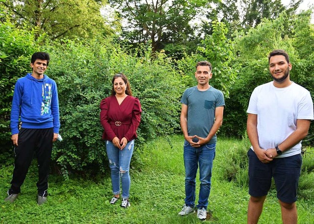 Vor ber fnf Jahren kamen Gulajan, Di...pastadt und am Kaiserstuhl angekommen.  | Foto: Kai Kricheldorff