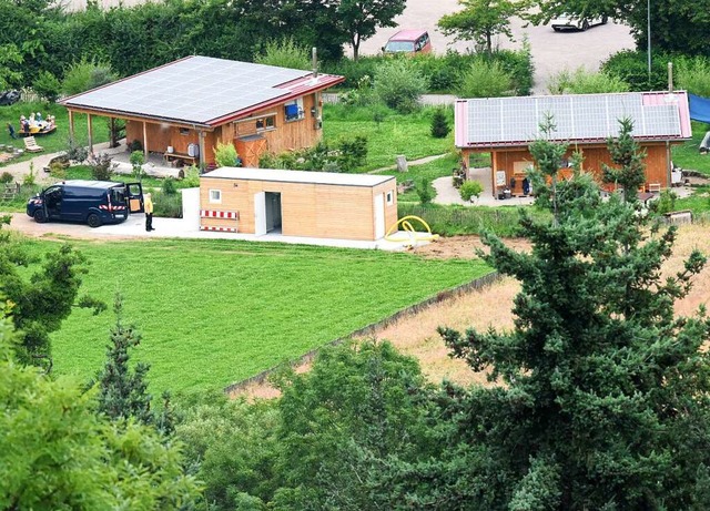 Eiinen  Jugendzelt- und Treffplatz mit...aft zum Waldkindergarten im Einbollen.  | Foto: Markus Zimmermann