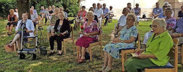 Langjhrige Mitglieder des Katholische...anni Reichenbach und  Friedel Wendle.   | Foto: Privat