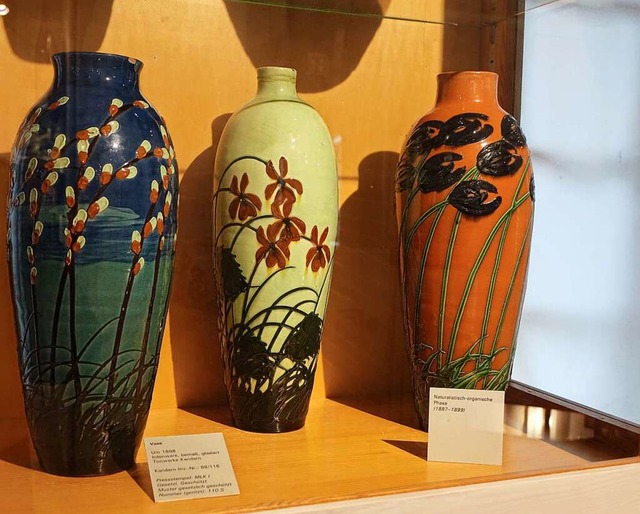 Keramikobjekte stehen im  Heimat- und Keramikmuseum im Zentrum.  | Foto: Roswitha Frey
