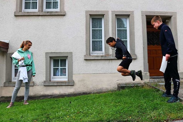 Spiele und Spa im Freien bestimmten d...eines Corona-Falls abgebrochen werden.  | Foto: privat