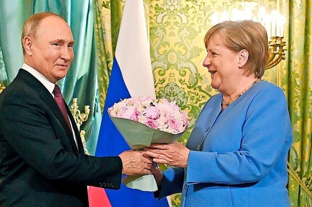 Merkel wohl zum letzten Mal bei Putin