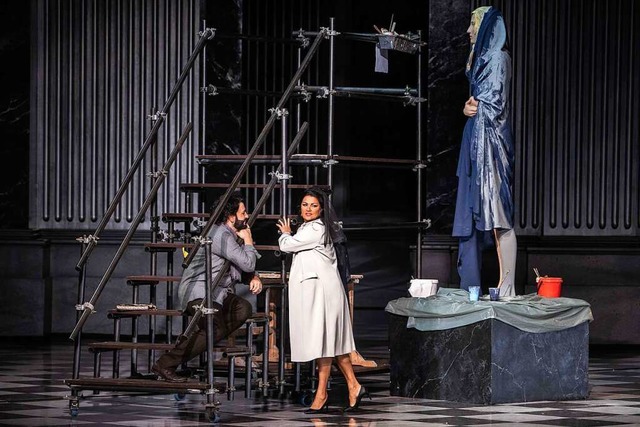 Vor der Dystopie: Tosca (Anna Netrebko... im ersten Akt von &#8222;Tosca&#8220;  | Foto: MarcoBorrelli