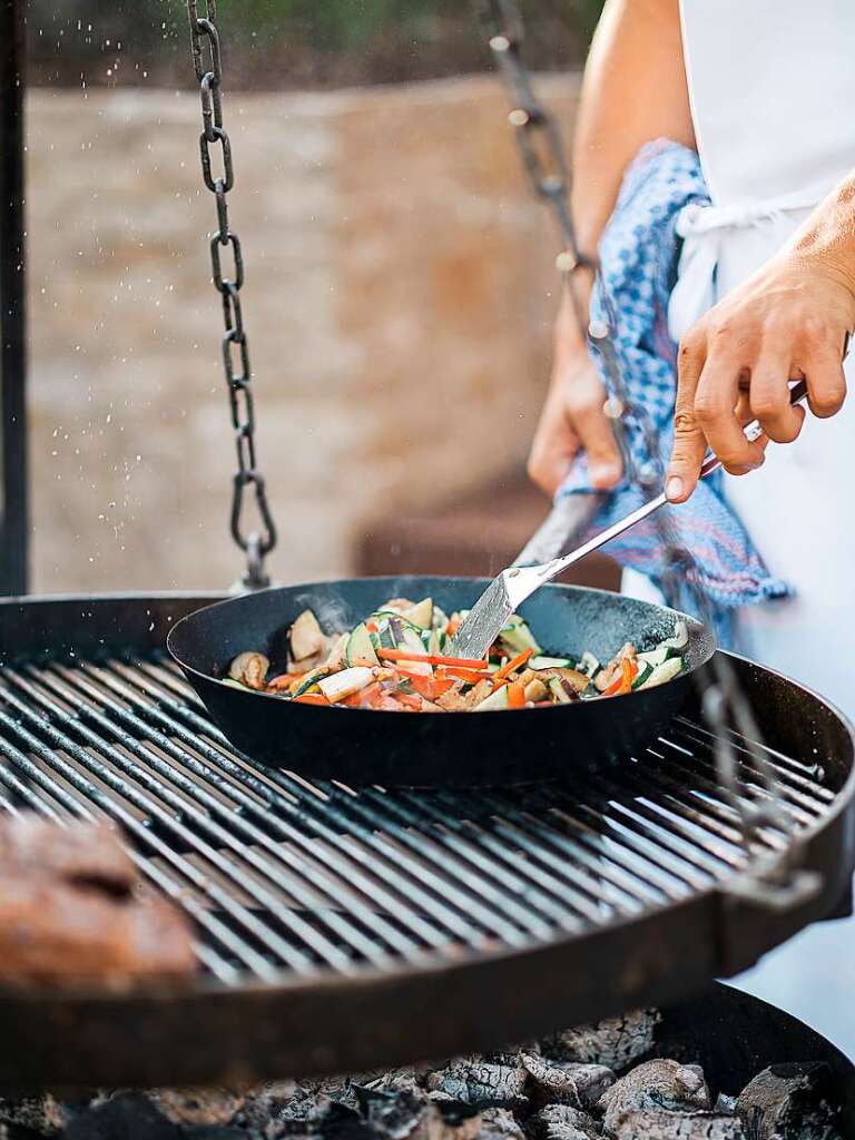 Dazu gab es tolle Grill-Rezepte von der Metzgerei Feit.