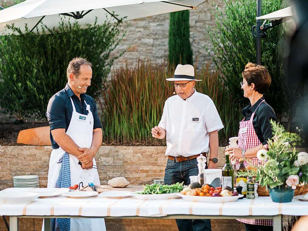 Dazu gab es tolle Grill-Rezepte von der Metzgerei Feit.