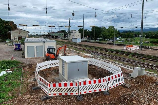 Bahn will 13 Millionen Euro fr ein elektronisches Stellwerk in Mllheim investieren