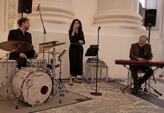 Lucas Johnson (Schlagzeug), Meric Selz...elten im Dom zu St. Blasien erklingen.  | Foto: Michael Gottstein