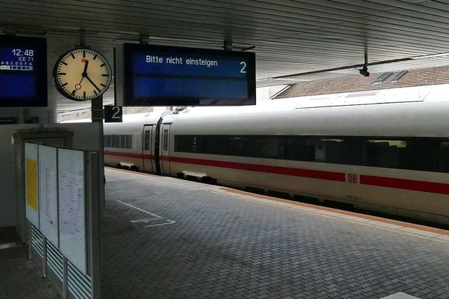 Aufgrund des GDL-Streiks blieb es am Montag ruhig im Badischen Bahnhof in Basel.  | Foto: Stefan Mertlik