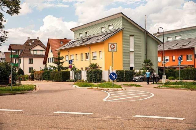 Ein Zebrastreifen in Denzlinger Hindenburgstrae soll Schulweg sicherer machen