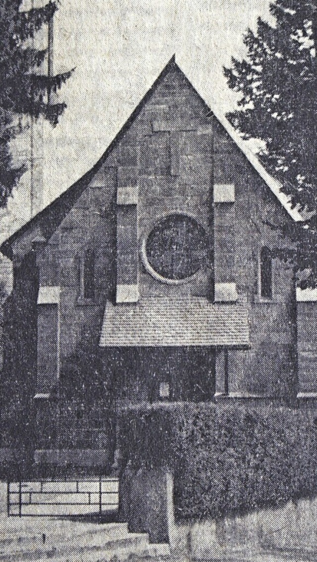 Das Portal der ersten evangelischen Kirche in Wehr  | Foto: Hansjrg Bader