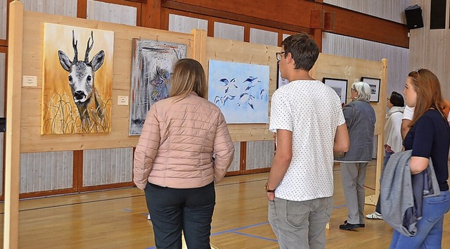 Von der Vielfalt der Motive und der  Q...Gemldeausstellung 2019 beeindrucken.   | Foto: Christiane Sahli