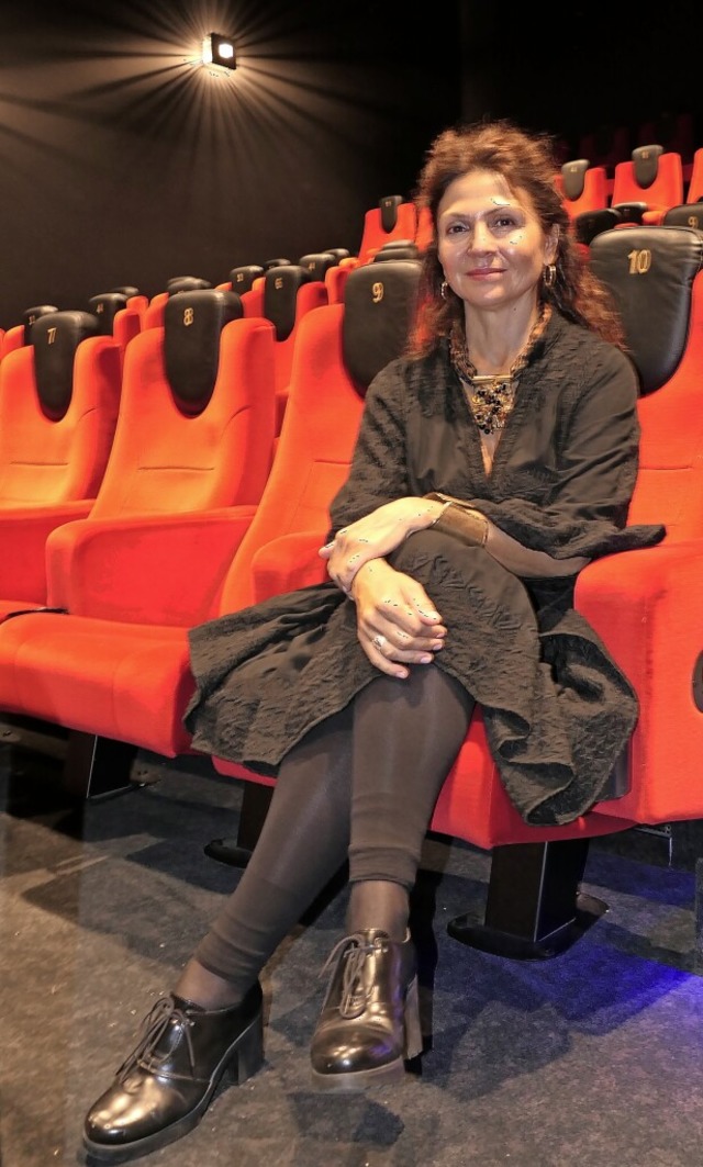 Hauptdarstellerin Tamila Koulieva im Joki-Kino   | Foto: Hans-Peter Mller