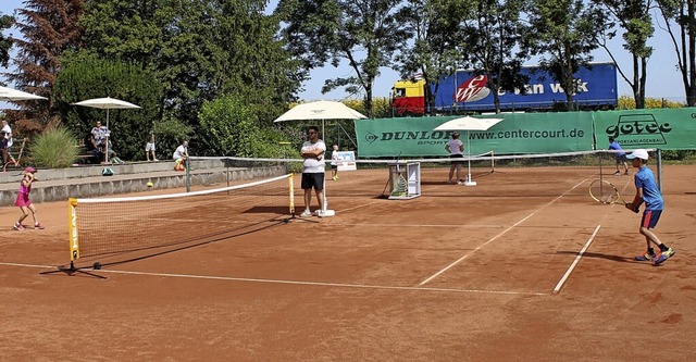 Auf Kleinfeldern gingen die Jngsten in Ringsheim an den Start.  | Foto: Adelbert Mutz