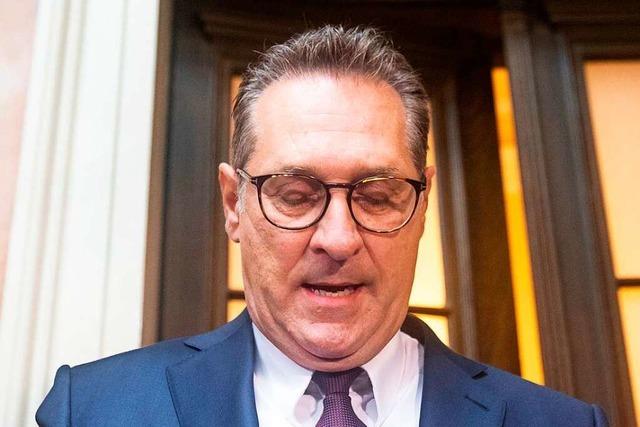 sterreichs Ex-Vizekanzler Strache auf Bewhrung verurteilt