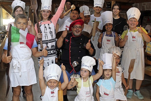 <BZ-FotoAnlauf>Ferienspa in Maulburg:... Kinder hatten Spa mit Daniele Maula.  | Foto: Ralph Lacher