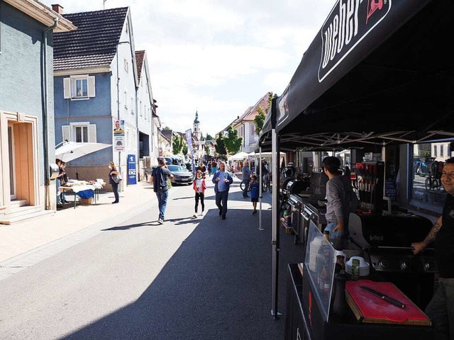 Teil sonnig, teils verregnet zeigte si...tadt&#8220; am Freitag in Herbolzheim.  | Foto: Michael Haberer