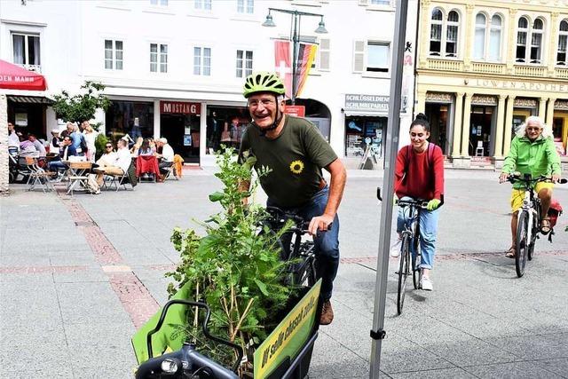 760 Kilometer ist Grnen-Politiker Gerhard Zickenheiner geradelt