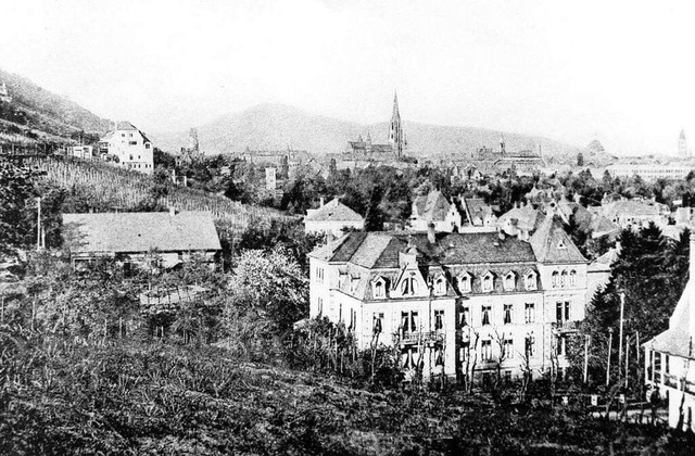 Das groe Anwesen, Immentalstrae 12, auf einer um 1910 entstandenen Aufnahme.  | Foto: Archiv Hans Sigmund