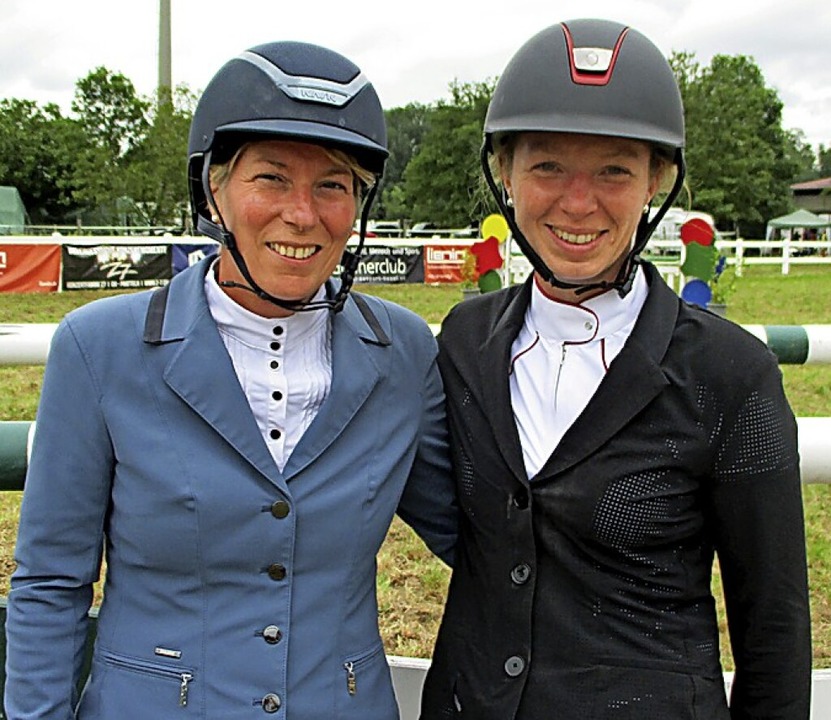 Turnierleiterinnen Sylvia Dreher (links) und Florence Ruepp  | Foto: Renate Wendt