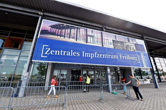 Schliet bald: das Zentrale Impfzentrum in der Messe Freiburg  | Foto: Thomas Kunz