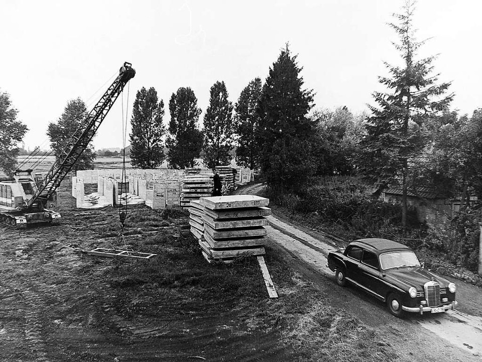 Das neue Langenwinkel wurde auf Ackerl...Möllers Foto entstand im Herbst  1967.  | Foto: Armin E. Möller