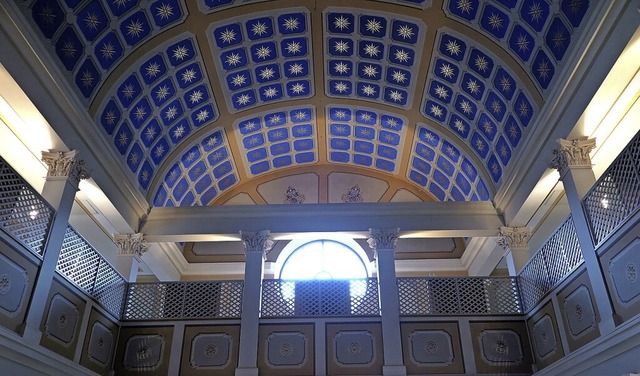 Der Innenraum der ehemaligen Synagoge in Sulzburg.  | Foto: Dorothee Philipp