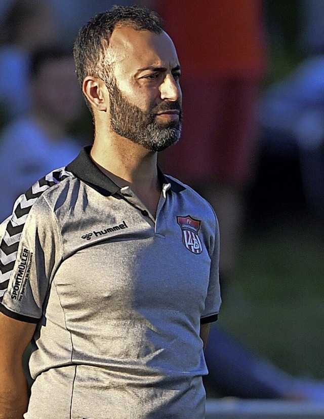 Erst ein Saisontor: FVLB-Trainer Erkan Aktas  | Foto: Achim Keller