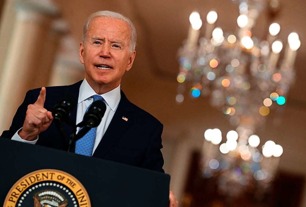 Joe Biden bei seiner Rede im Weißen Haus  | Foto: BRENDAN SMIALOWSKI (AFP)