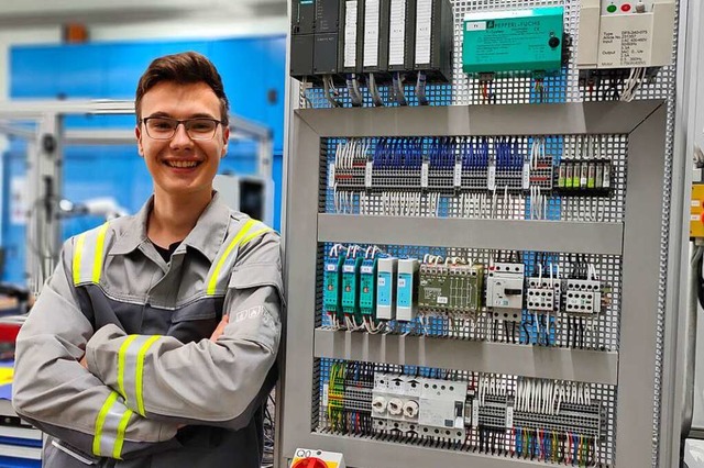 Marcus Kalder an seinem Arbeitsplatz bei Evonik  | Foto: Evonik Industries