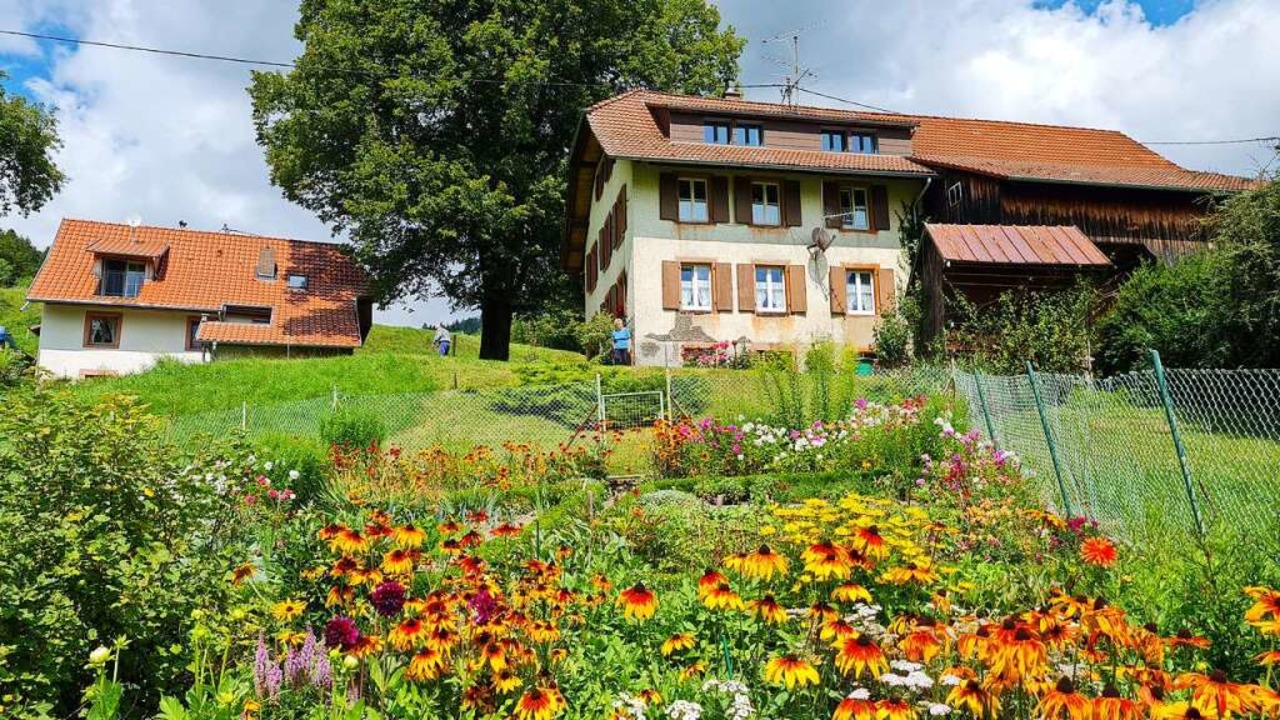 Der Bauerngarten bei Bühlers in Oberhä...er für die  gesunde Ernährung genutzt.  | Foto: Gerald Nill