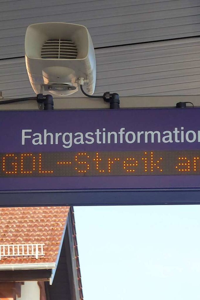 Vor allem Pendler im Regionalverkehr b...n von Donnerstag bis Montag zu spren.  | Foto: Manfred Frietsch