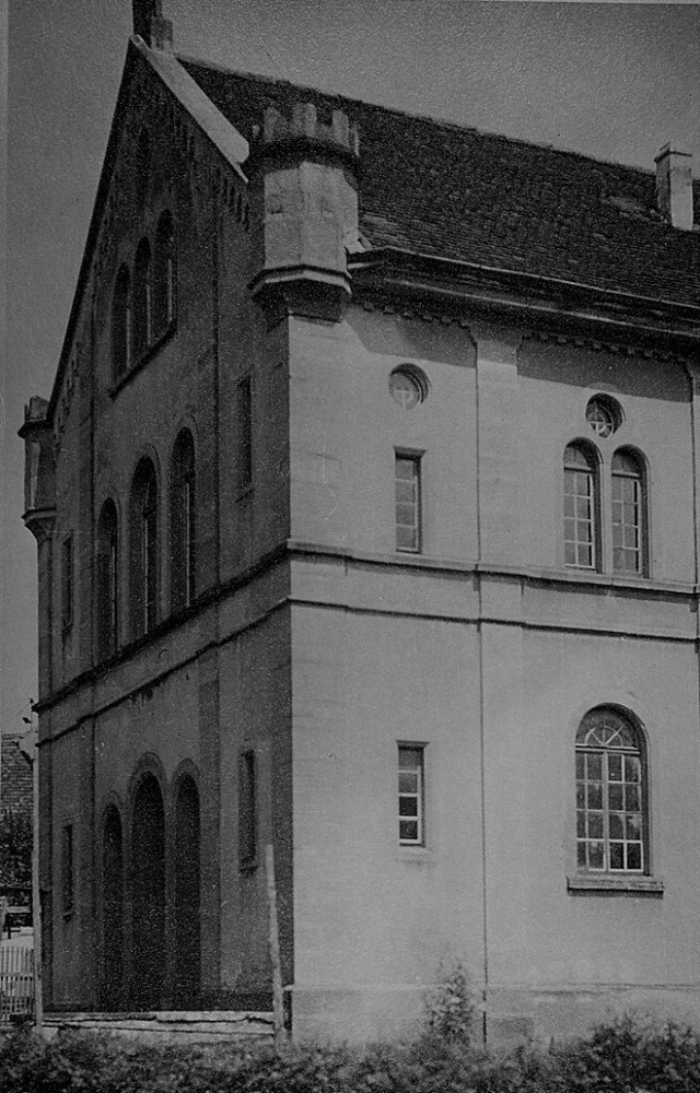 Die frhere Synagoge in Mllheim  | Foto: Rolf Schuhbauer