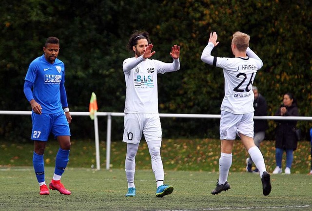 Der Torjubel des FC 08 Villingen lie in Kehl vergeblich auf sich warten.  | Foto: Dieter Reinhardt