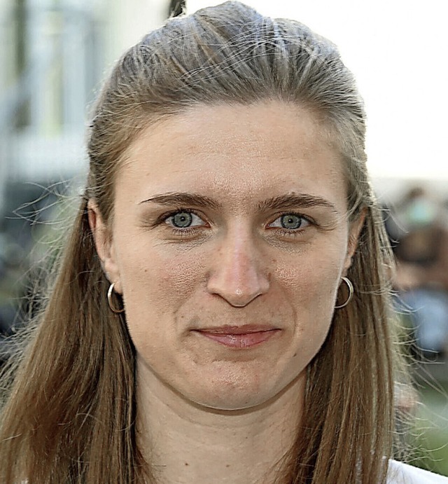 Marion Tiemann von Greenpeace  | Foto: Felix Hrhager (dpa)