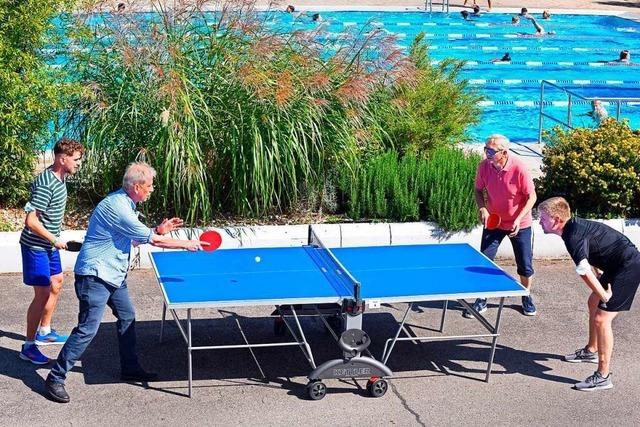 Rekordteilnahme beim Tischtennisturnier im Freiburger Strandbad