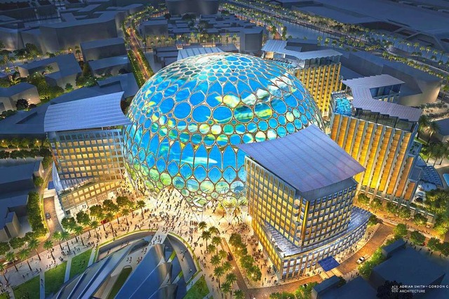 Das Gelnde der EXPO &#8211; Al Wasl Plaza  | Foto: Al Wasl Plaza Illustration