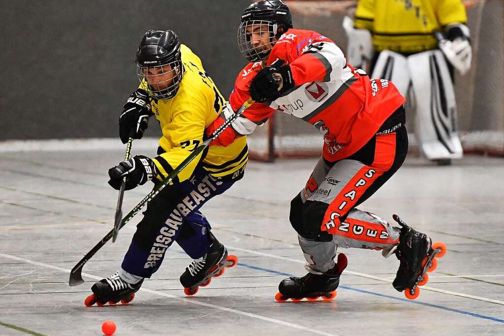 The Freiburg Beasts hunt through the season in quick succession – inline skater hockey