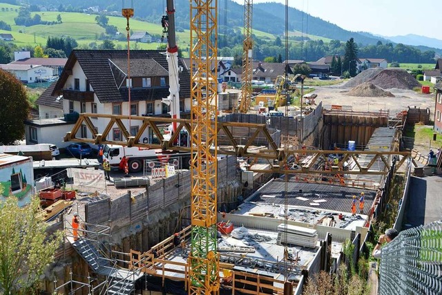 In Winden ist weiterhin eine Grobaustelle.  | Foto: Nikolaus Bayer