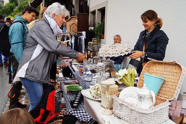 Der letzte Mauchener Dorfflohmarkt war 2019.  | Foto: Silke Hartenstein