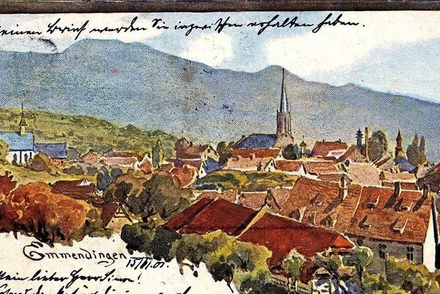 So prsentierte sich Emmendingen vor 100 Jahren auf Postkarten