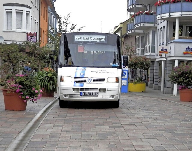 Ab Montag nutzt der Brgerbus auch die...ernhardusbrcke fr den Linienverkehr.  | Foto: Brger Bus Bad Krozingen