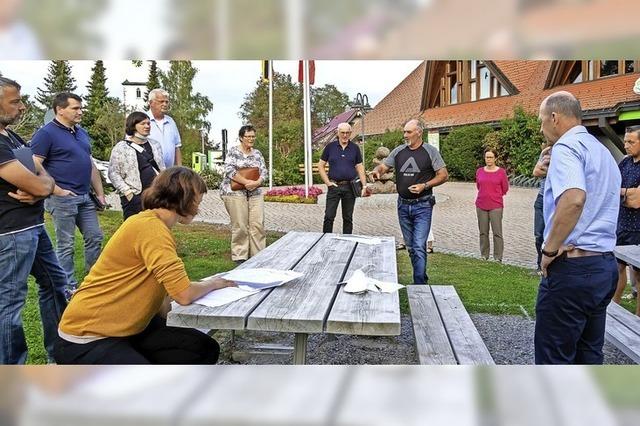 Partnerschaukel und Fossiliengrube