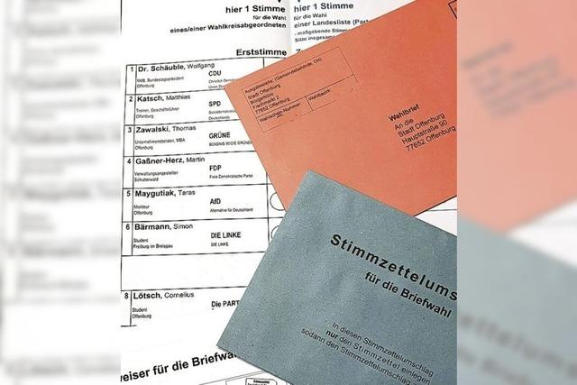 So funktioniert Briefwahl in Offenburg