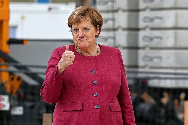 bt Angela Merkel schon mal fr den Ruhestand?  | Foto: Monika Skolimowska (dpa)