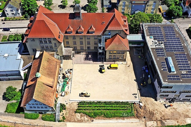 Die grte Baustelle Schopfheims: der Schulcampus.  | Foto: Martin Klabund