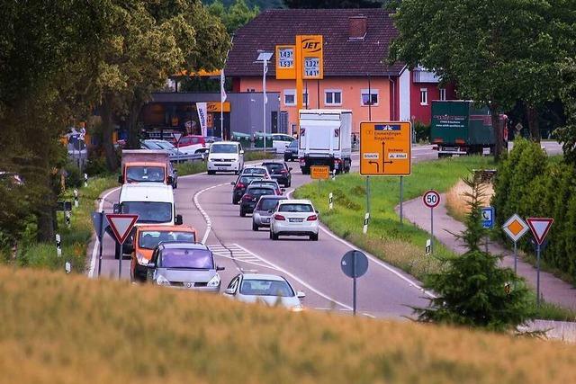 Freie Fahrt fr Radler trotz der Baustelle zwischen Kippenheim und Altdorf