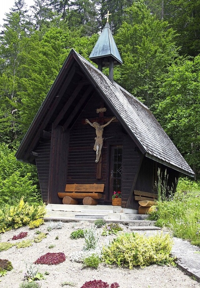 Eine Kostbarkeit mit besonderer Ausstr...t die Bruder-Konrad-Kapelle im Albtal.  | Foto: Thomas Mutter