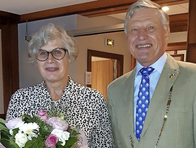 Franois Baur hat  im Sommer die Prsi...ry Clubs von Annick Wiest bernommen.   | Foto: Rotary Club